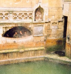 The King's Bath/the Sacred Spring, 2000: note the steam - it's 46.8 degrees in there